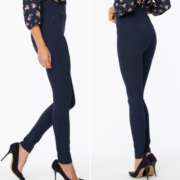 NYDJ Modern Legging Pants in Ponte Knit New Without Tag Navy Size 2 - Picture 3 of 16
